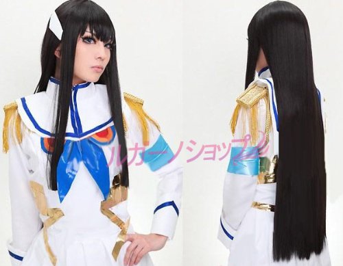 キルラキル Kill La Kill 鬼龍院 皐月 きりゅういん さつき 風 コスプレウィッグ ウイッグネット W1325の通販はau Pay マーケット ティアーモショップ
