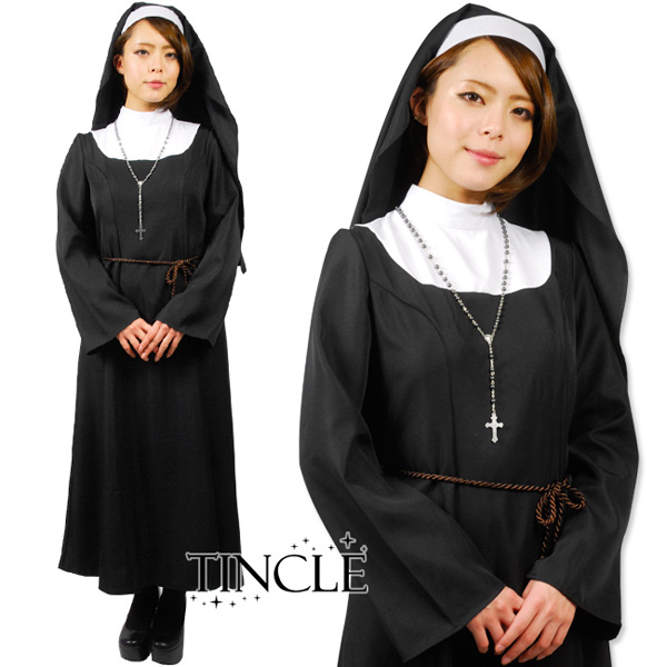 値下げ レディース コスチューム 神聖なるシスター 修道女 シスター ハロウィン 衣装 仮装 コスプレ 十字架 の通販はau Pay マーケット Tincle ティンクル 営業日午前9時までの注文を当日発送