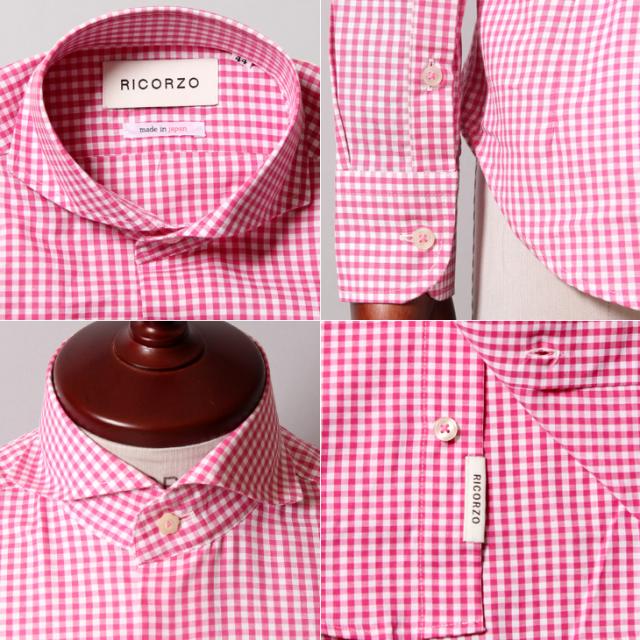 RICORZO(リコルゾ)ギンガムチェックシャツ RICORZO(リコルゾ)ギンガムチェックシャツの通販はau PAY マーケット