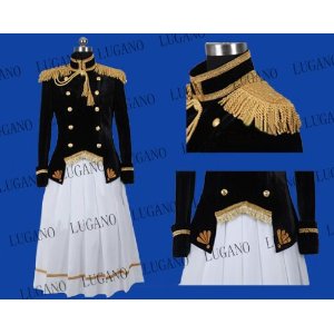 DK1301 ヘタリア★にょたりあ★本田菊　日本娘　風 コスプレ衣装＋ウィッグ 完全オーダメイドも対応可能