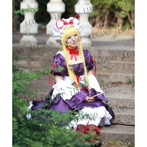 DK2107 東方project　☆東方妖々夢 八雲紫風　　 コスチューム、コスプレ　コスプレ衣装　完全オーダメイドも対応可能 DK2107 東方project ☆東方妖々夢 八雲紫風 コスチューム、コスプレ