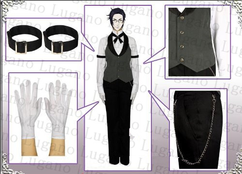 DK3081 黒執事 クロード・フォースタス（Claude Faustus） 燕尾服 全セット風 コスチューム コスプレ衣装 完全オーダーメイドも対応可能_3