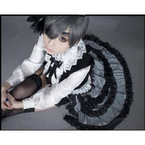 DK1689 コスプレ衣装 黒執事★ シエル・ファントムハイヴ 華麗セット_1