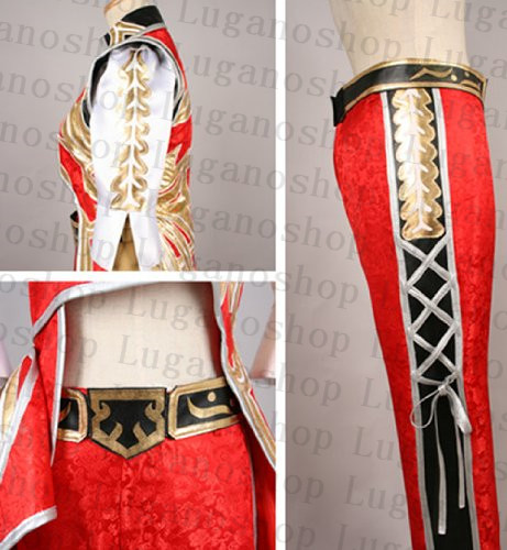 DK3022 真・三国無双6☆陸遜 風 コスチューム コスプレ衣装 完全オーダ