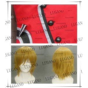 DK1407 ハートの国のアリス エース☆Ace 衣装＋ウィッグ02 コスプレ