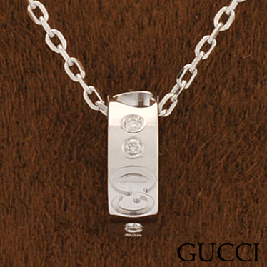 グッチ 214164-J8540/9066 ネックレス ダイヤモンド ペンダント GUCCI ホワイトゴールド/214164-j8540/importの通販は