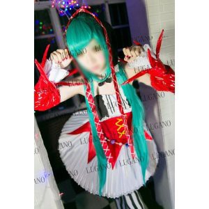 DK1812 VOCALOID 初音ミク ピエレッタ Project DIVA風 ストキング付 コスチューム、コスプレ コスプレ衣装  完全オーダメイドも対応可能の通販はau PAY マーケット - ルガーノショップ | au PAY マーケット－通販サイト