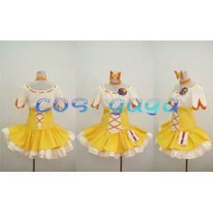 DK2560 フレッシュプリキュア キュアパイン 山吹 風 コスプレ衣装 完全オーダーメイドも対応可能 