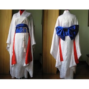 DK2179 空の境界 両儀式 着物 コスチューム、コスプレ コスプレ衣装