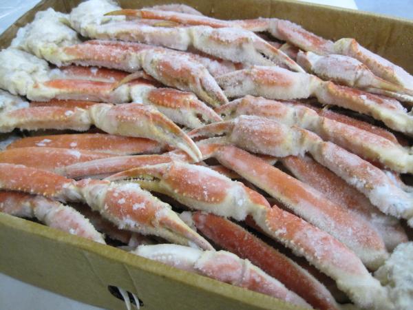 船凍品の極上ボイルズワイガニ足5キロ（L）◇身入り抜群！ズワイ/ず  