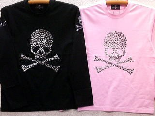 ビーアンビション 長袖Ｔシャツ　スカルストーン　BE AMBITION