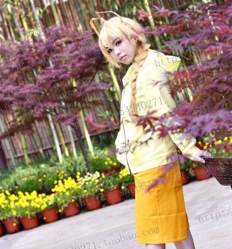 DK2500 這いよれ! ニャル子さん ハスター ハス太（ハスた） 風 衣装＋ウイッグ コスプレ衣装 完全オーダメイドも対応可能