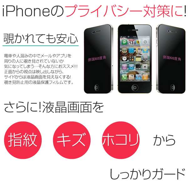 スマホフィルム Iphone5 Iphone5s 覗き見防止フィルム 360度覗き見防止 スクリーンガード 保護フィルム 送料無料 の通販はau Pay マーケット X Mall