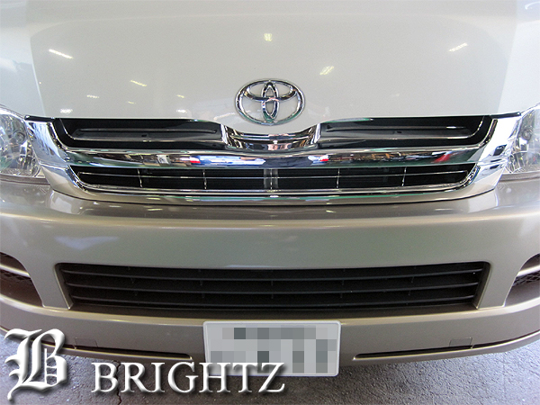 BRIGHTZ レジアスエース 200  1型 2型 ワイド メッキフロントグリル本体 Bタイプ 純正交換タイプ GRI−H−012_1