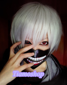 東京喰種トーキョーグール 金木 研 かねき けん カネキ カフェ制服 風 衣装 ウイッグ 仮面マスク セット コスプレ衣装 K34の通販はau Pay マーケット ティアーモショップ