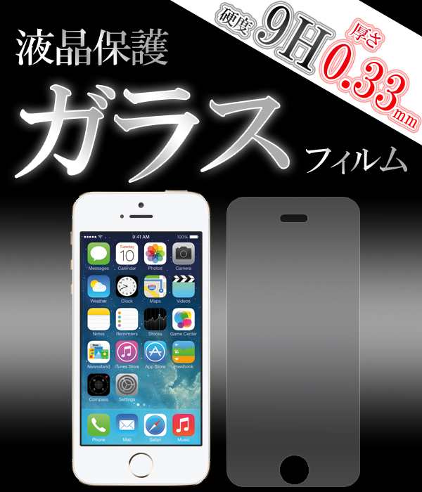 iPhone4 4S用 液晶保護ガラスフィルム SoftBank ソフトバンク