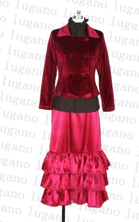 Axis Powers ヘタリア（APH）■にょたりあ スペイン娘風　コスチューム  コスプレ衣装  完全オーダメイドも対応可能