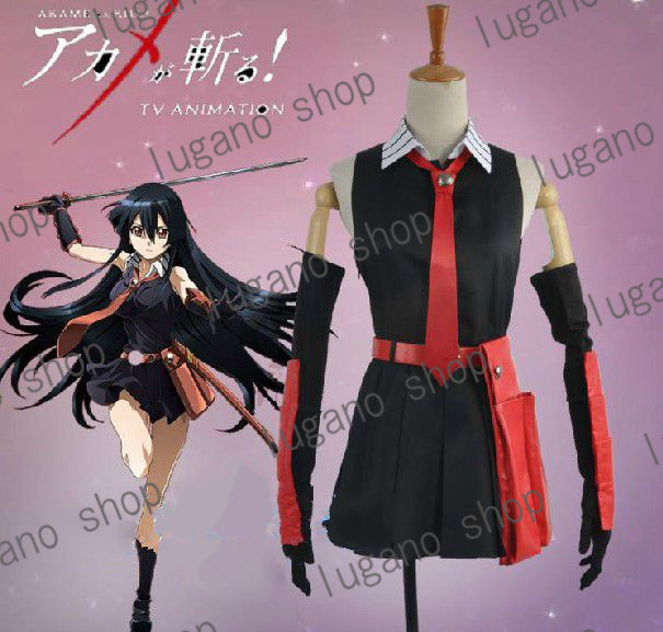 アカメが斬る！ アカメ 風　 コスチューム、コスプレ コスプレ衣装　新品　完全オーダーメイドも対応可能