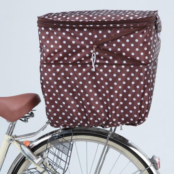 2段式 水玉後カゴカバー ブラウンドット Kw 511br 川住製作所 自転車 後かごカバー 後ろカゴカバー 防水 雨よけ おしゃれ かわいい 二段の通販はau Pay マーケット スマイルキューブ