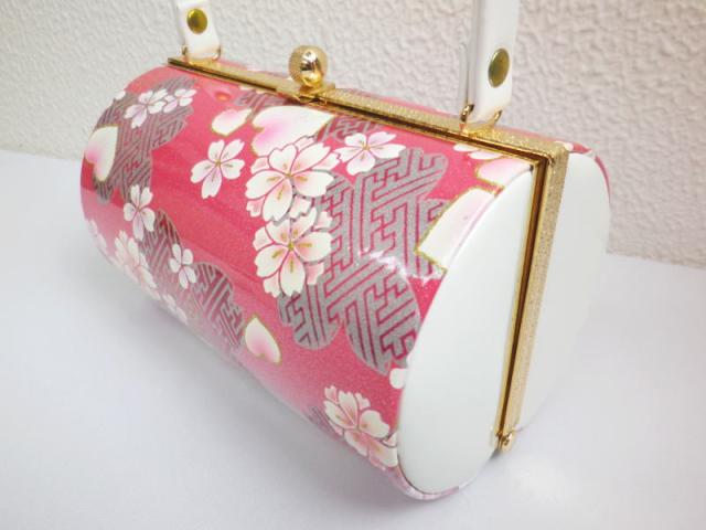 草履バッグセット 大きいサイズ ３Ｌ 26ｃｍ 日本製 横丸型ピンク白ぼかし地桜桜 振袖 成人式 卒業式 袴 訪問着 着物 振袖用 XＬ_1