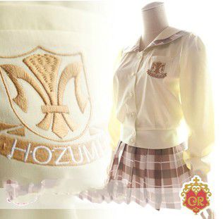 ヨスガノソラ  縁の空 ◆ 春日野 穹 （かすがの そら）制服　風　コスプレ衣装