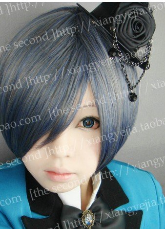 黒執事 シエル 風 コスプレウィッグ ウイッグネットの通販はau Pay マーケット ルガーノショップ