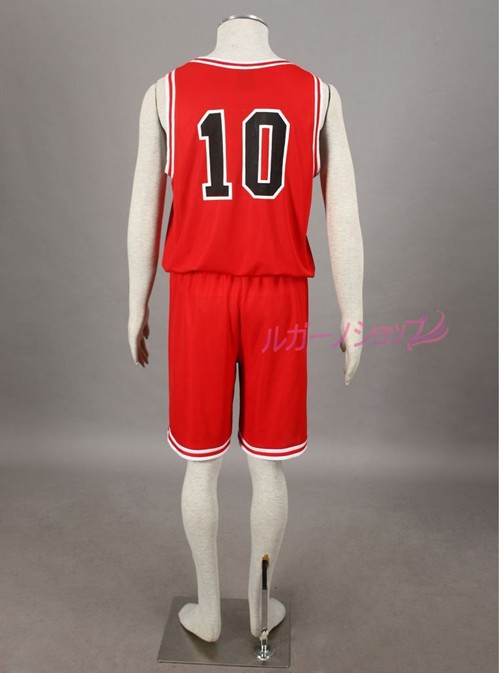 超経典 Slam Dunk スラムダンク 湘北高校 桜木 花道 背番号10 ユニフォーム レッド コスプレ衣装 Cosplay コスチュームの通販はau Pay マーケット ルガーノショップ