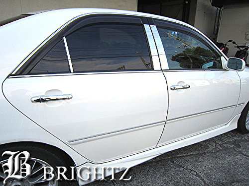 Brightz トヨタ マークii 110 115系 超鏡面メッキピラーパネルカバー