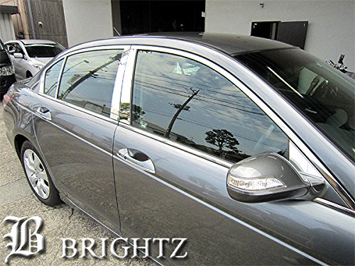 BRIGHTZ インスパイア CP3 超鏡面ステンレスメッキピラーパネル バイザー無用 8PC PIL−SIL−104の通販は