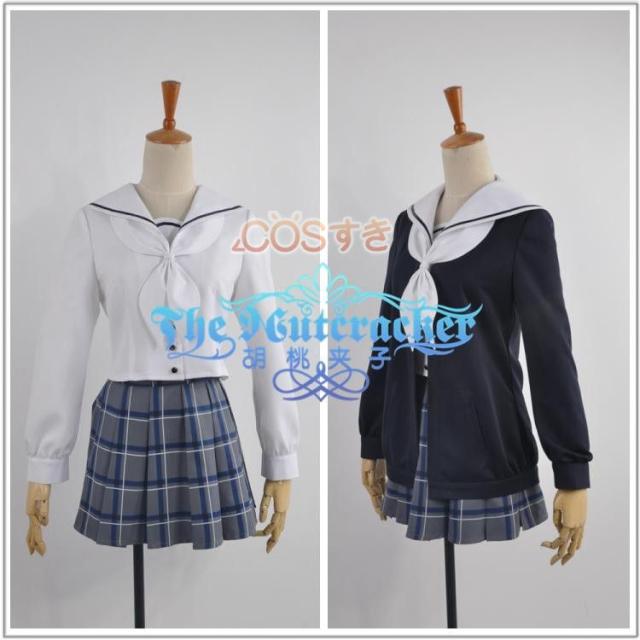 送料無料 ハナヤマタ　関谷なる　制服　捺染　和服　羽織  コスプレ衣装 高品質 新品 Cosplay アニメ