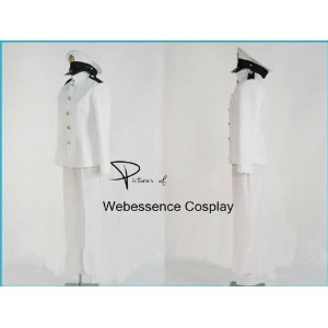 艦隊これくしょん~艦これ~　戦艦大和 海軍提督　風 コスプレ衣装 完全オーダーメイドも対応可能 艦隊これくしょん~艦これ~ 戦艦大和 海軍提督 風 コスプレ衣装 完全