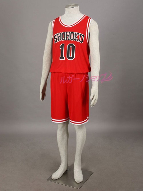 超経典 Slam Dunk スラムダンク 湘北高校 桜木 花道 背番号10 ユニフォーム レッド コスプレ衣装 Cosplay コスチュームの通販はau Pay マーケット ルガーノショップ