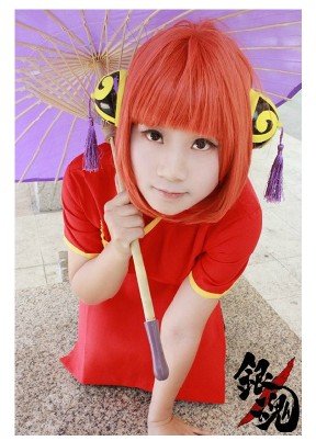 銀魂（ぎんたま）　神楽（かぐら）風 衣装セット コスチューム コスプレ衣装 完全オーダーメイドも対応可能