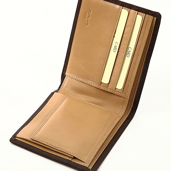 父の日ギフト】さとり SATORI 松阪牛 ナチュラル財布(小銭入れ付