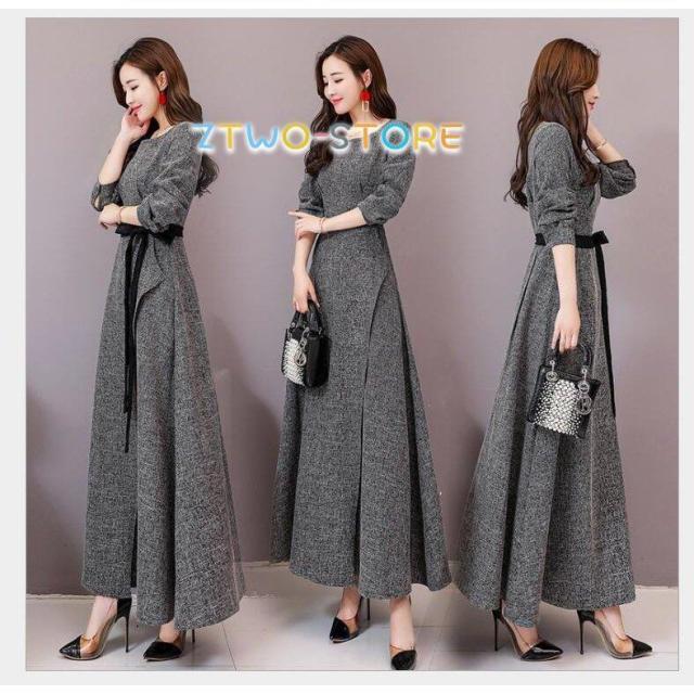 マキシ丈ワンピース パーティードレス 結婚式 大きいサイズ お呼ばれ 二次会 披露宴 フォーマル 50代 40代 30代 チェック柄ワンピース 上品