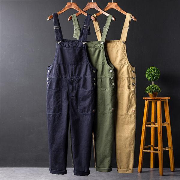 【特価】サロペット メンズ オーバーオール パンツ サロペットパンツ 長ズボン ゆったり おしゃれ 春夏秋 オールインワン パンツ 個性 作業服