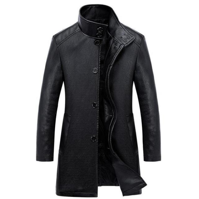 レザーコート メンズ 革ジャン 革コート 皮コート レザーハーフコート 防寒着 防寒 防風 保温 ファッション 秋 冬 男性 アウトドア