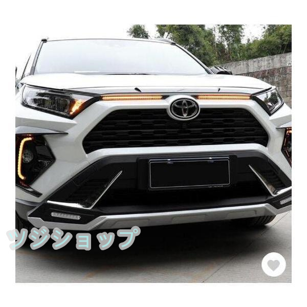 新型rav4 50系 ニュー RAV4 カスタム パーツ アクセサリー rav4 ボンネットガーニッシュ フロントガーニッシュ FV045 13,064円