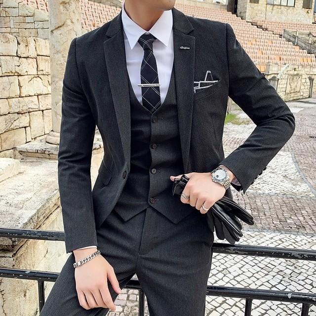 3ピーススーツ メンズ タキシード パーティー 結婚式 紳士服 フォーマル スーツ 3点セット 20代 30代 40代 ホワイトスーツ ビジネス_12