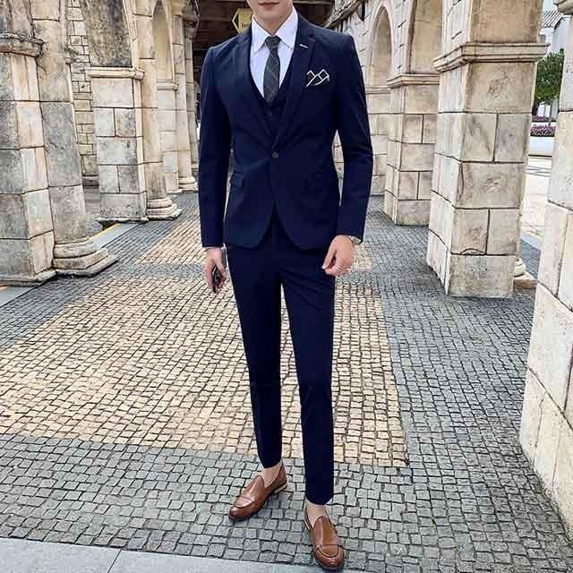 3ピーススーツ メンズ タキシード パーティー 結婚式 紳士服 フォーマル スーツ 3点セット 20代 30代 40代 ホワイトスーツ ビジネス_15