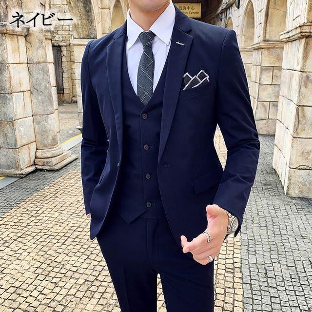3ピーススーツ メンズ タキシード パーティー 結婚式 紳士服 フォーマル スーツ 3点セット 20代 30代 40代 ホワイトスーツ ビジネス_5