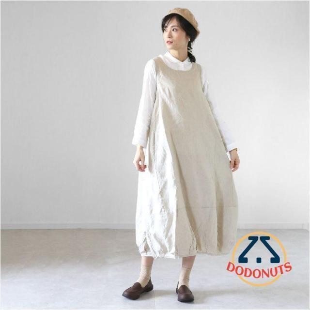 dgy 衣装 D8161 ディージーワイ 通信販売 春 春夏 ゆったり 途轍も無い大きさ レディース 成年者 麻100% リネン 前掛けスコート