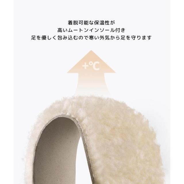 裏ボア スノーブーツ メンズ 紐いらず リール機能付き ダイヤル式ロック スノーシューズ ショートブーツ 暖かい 防寒_8