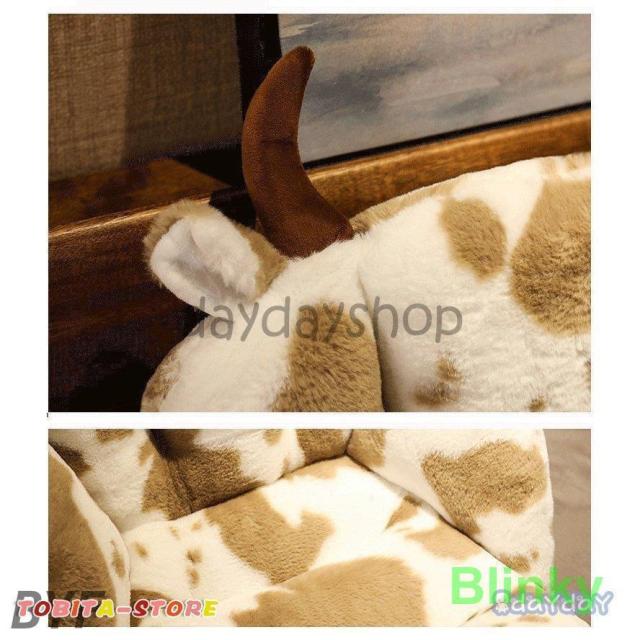 座椅子 おしゃれ 北欧 腰痛 コンパクト ハイバック 座布団 クッション かわいい プレゼント ギフト アニマル 大きめ 耳付き_7