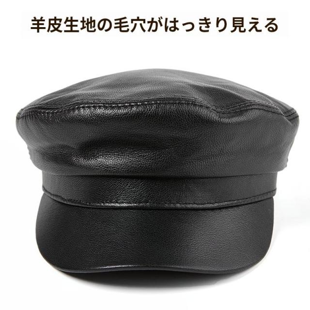 野球帽　ワークキャップ　本革 レザー LEATHER キャスケット　帽子　メンズ　レザー帽子　メンズキャップ　防寒　暖かい　春秋冬　ゴルフ