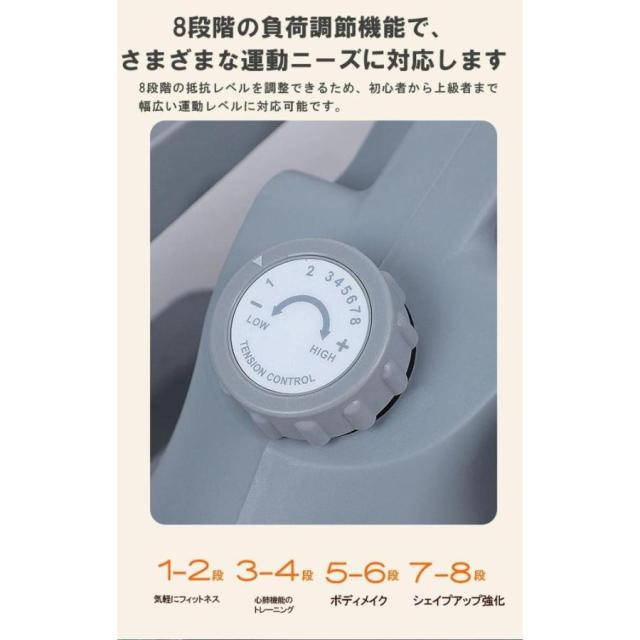 ミニステッパー 足踏みステッパー サイドステッパー ステッパー ダイエット 室内運動 器具 有酸素運動 健康ステッパー 筋トレマシン 脂肪燃焼 負荷調整機能 静音_9