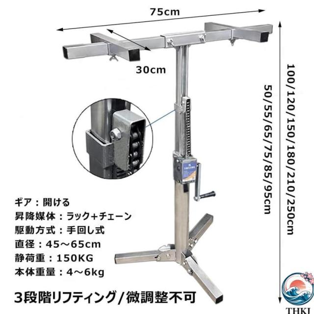 リフター 突っ張り棒 重い物を持ち上げる道具 補助 支え棒 耐荷重150kg 転倒防止 THKJ サポートポール 多機能 高さ調整 労力節約 修理用 構築ツール ドア キャ_1