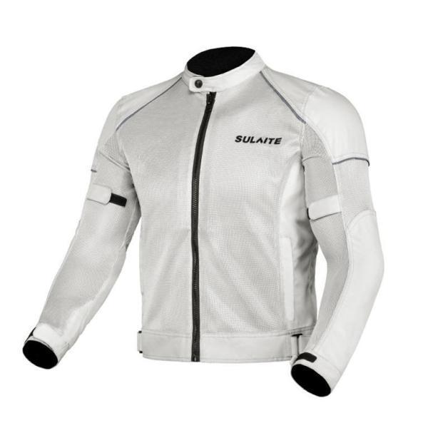 ジャケット バイク バイクウエア 通気 薄手 ライダージャケット レーシング ツーリング プロテクター付き スキニー 自転車ウェア 長袖 秋 春 夏