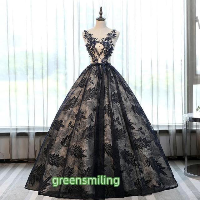 ロングドレス 安い カラードレス 黒 パーティードレス 演奏会用 ウェディングカラードレス 二次会 エンパイア 結婚式 ウエディングドレス 大きいサイズ