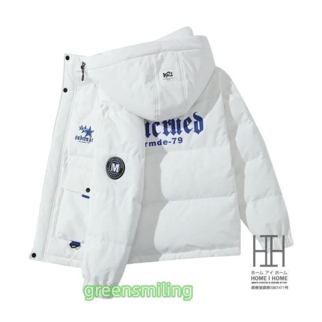 ダウンジャケット メンズ 白 おしゃれ フード ダウン メンズ大きいサイズ 軽量 暖かい 防寒着 メンズアウター 冬 メンズ アウター ジャンパー